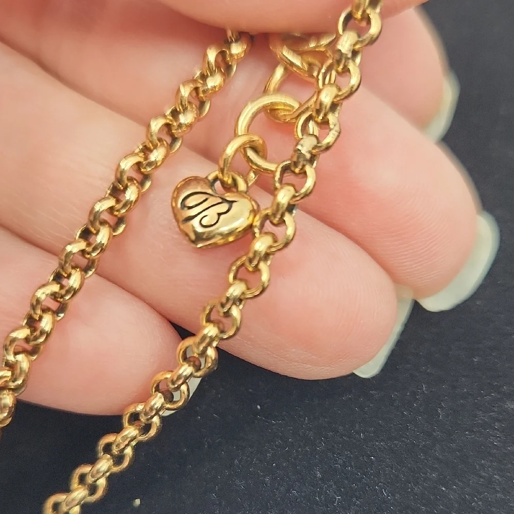 Brighton Vintage Crystal Rocks Teardrop Pendant Necklace - Picture 4 of 7